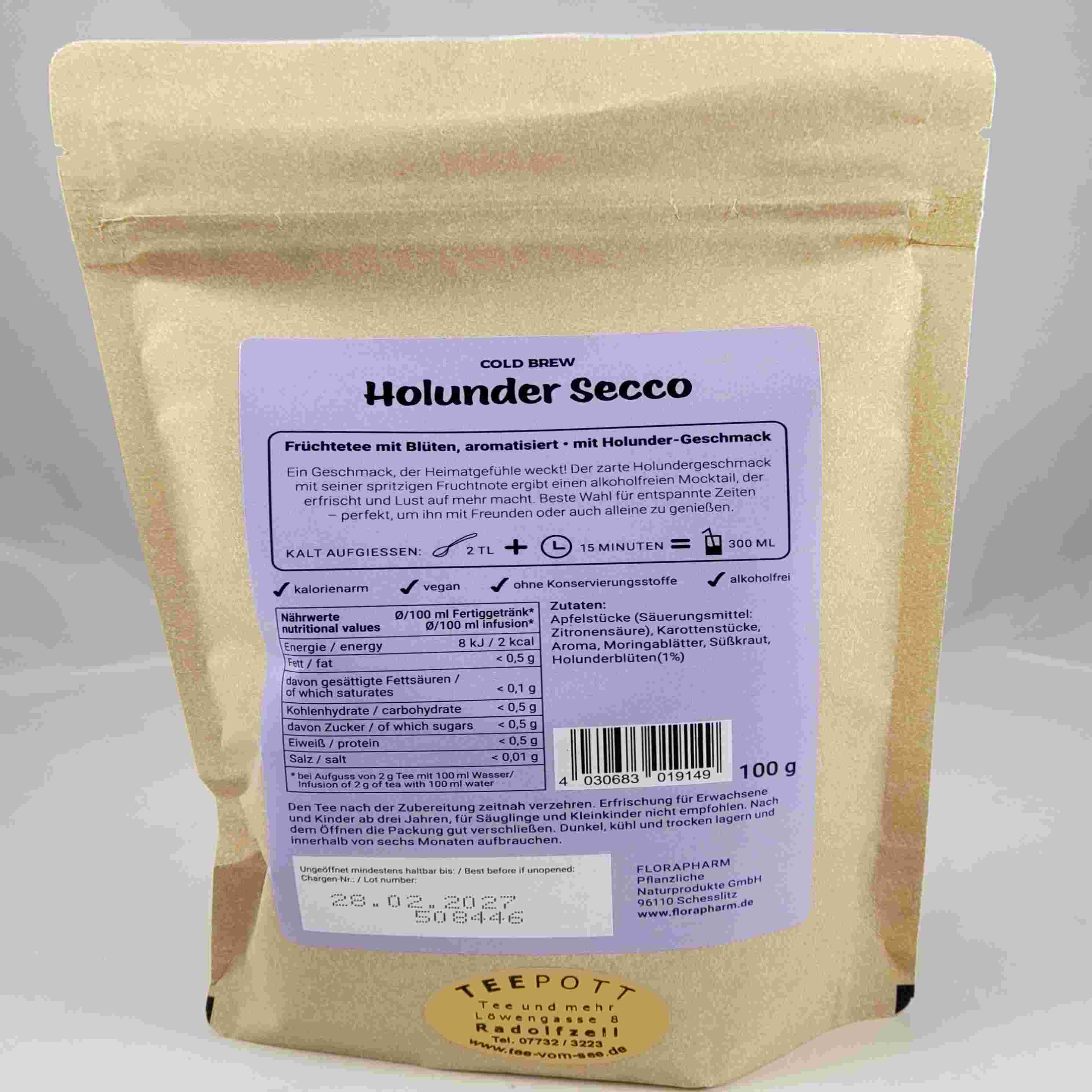 Cold Brew Tee - Holunder Secco