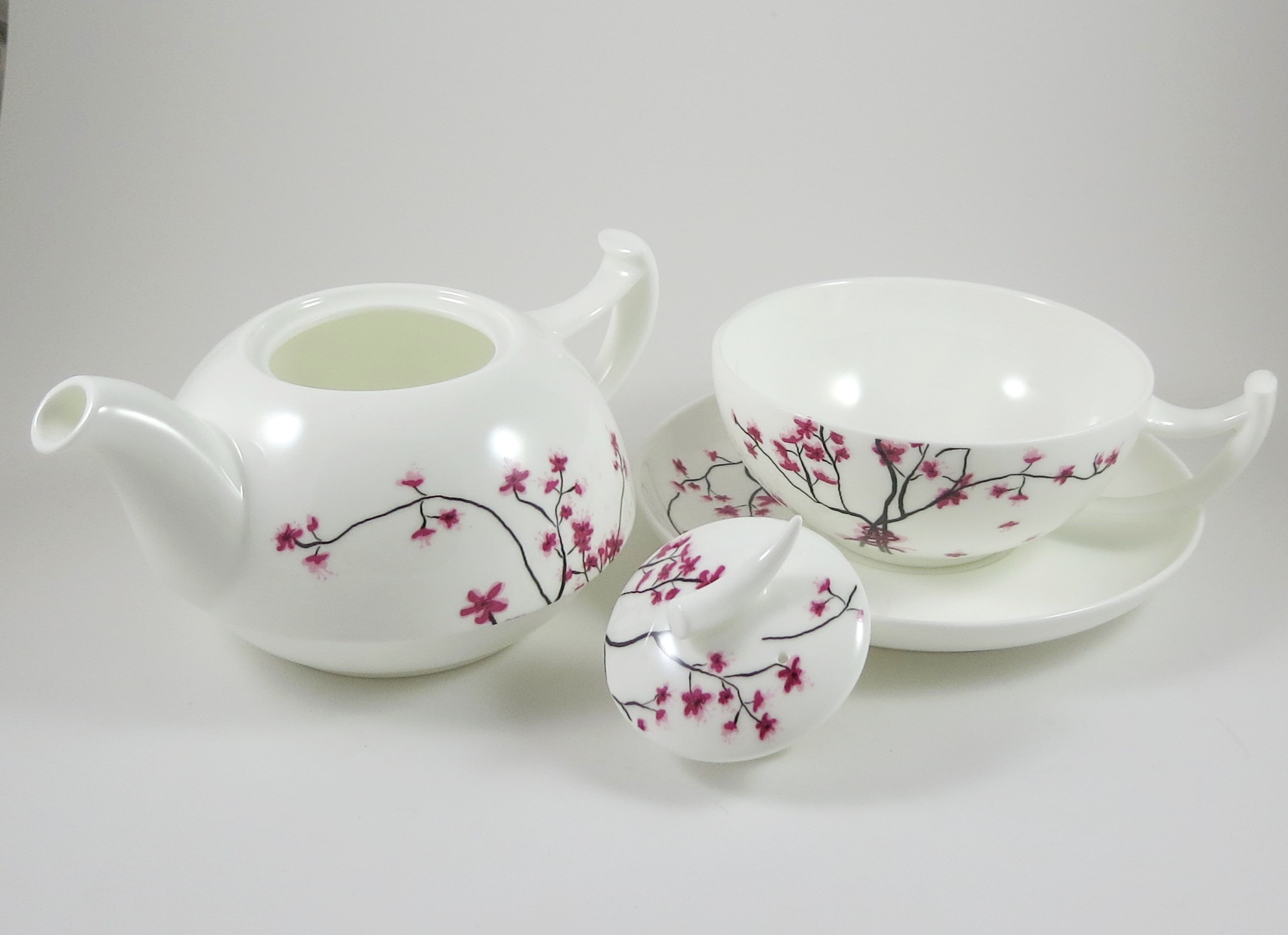 Kirschblüte tea-for-one