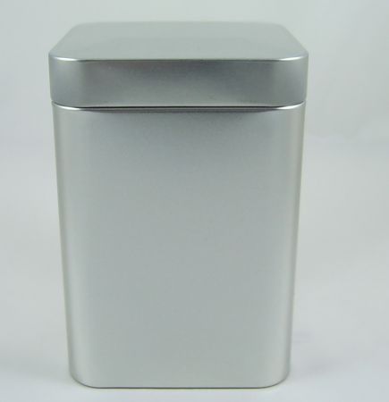 Teedose 200g silber matt