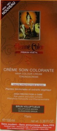 Henna Tönungscreme Glänzendes Braun Premium
