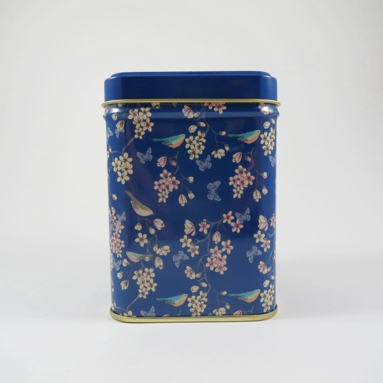 Teedose Vögel und Blumen