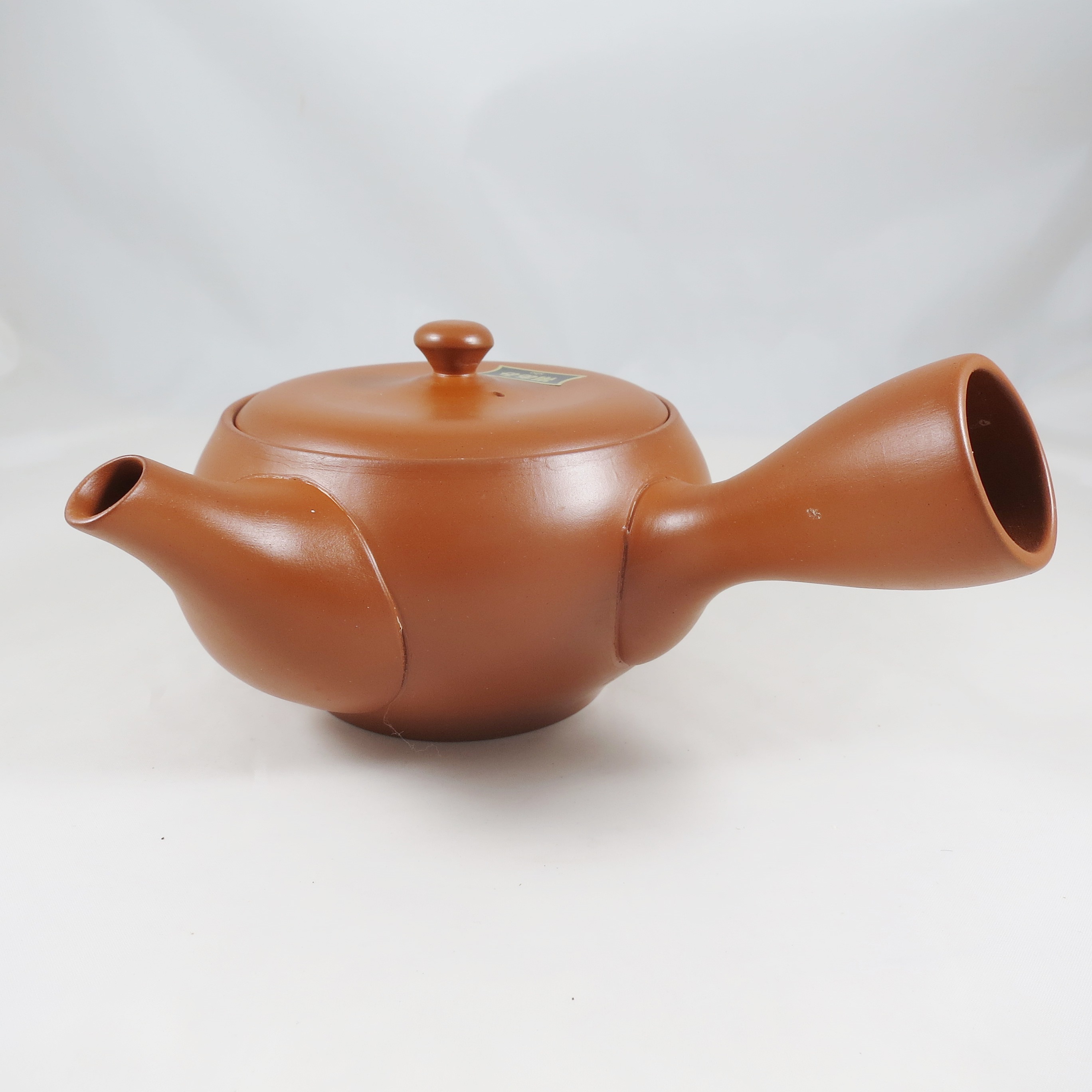 Große Einhandkanne (Kyusu) mit Panorama Sieb