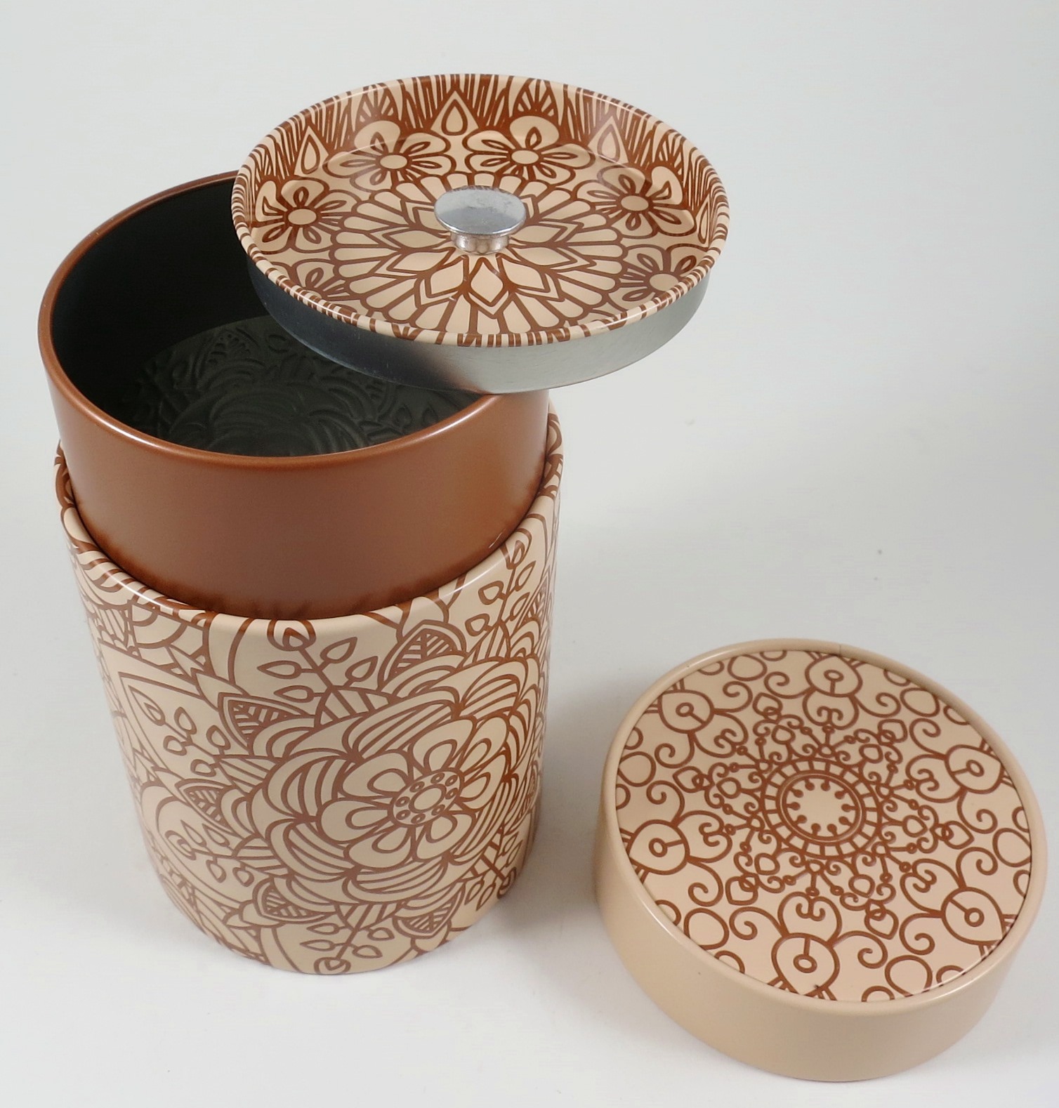 Teedose Mandala creme