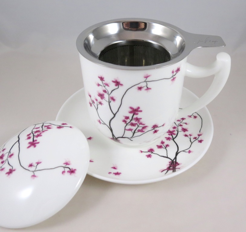 Deckeltasse Kirschblüte