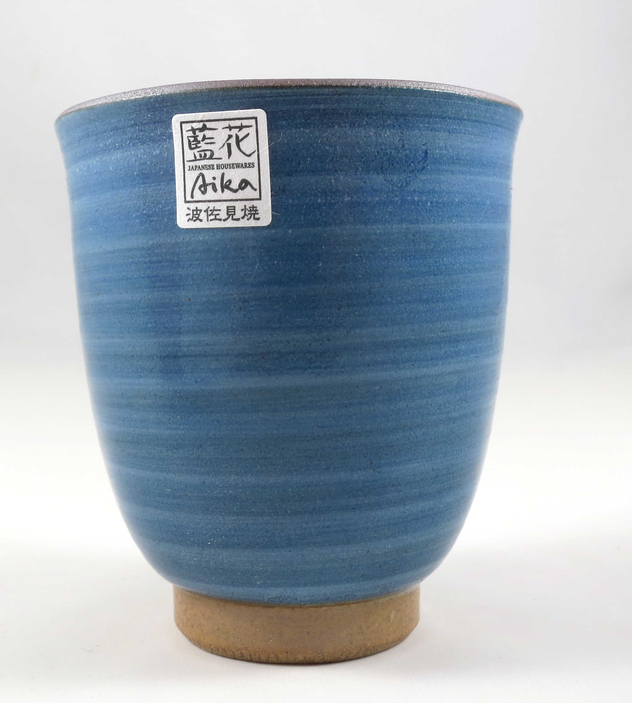 Becherpaar blau und lachsorange