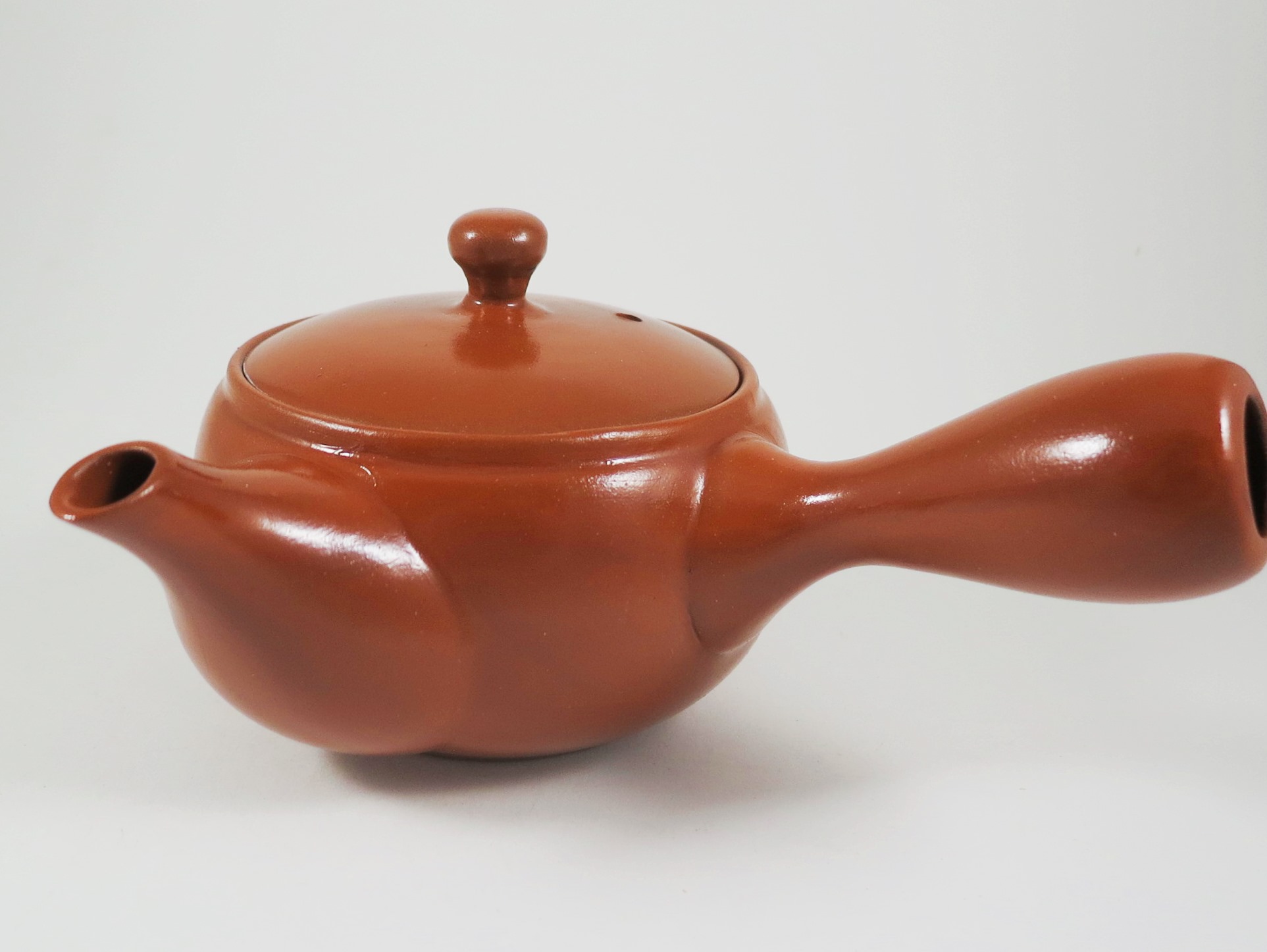 Kyusu - Tonkännchen mit Bambusmotiv