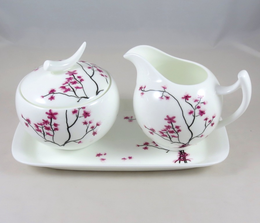 Milchkännchen und Zuckerdose | Cherry Blossom