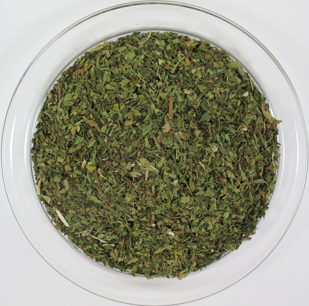 Nanaminze geschnitten