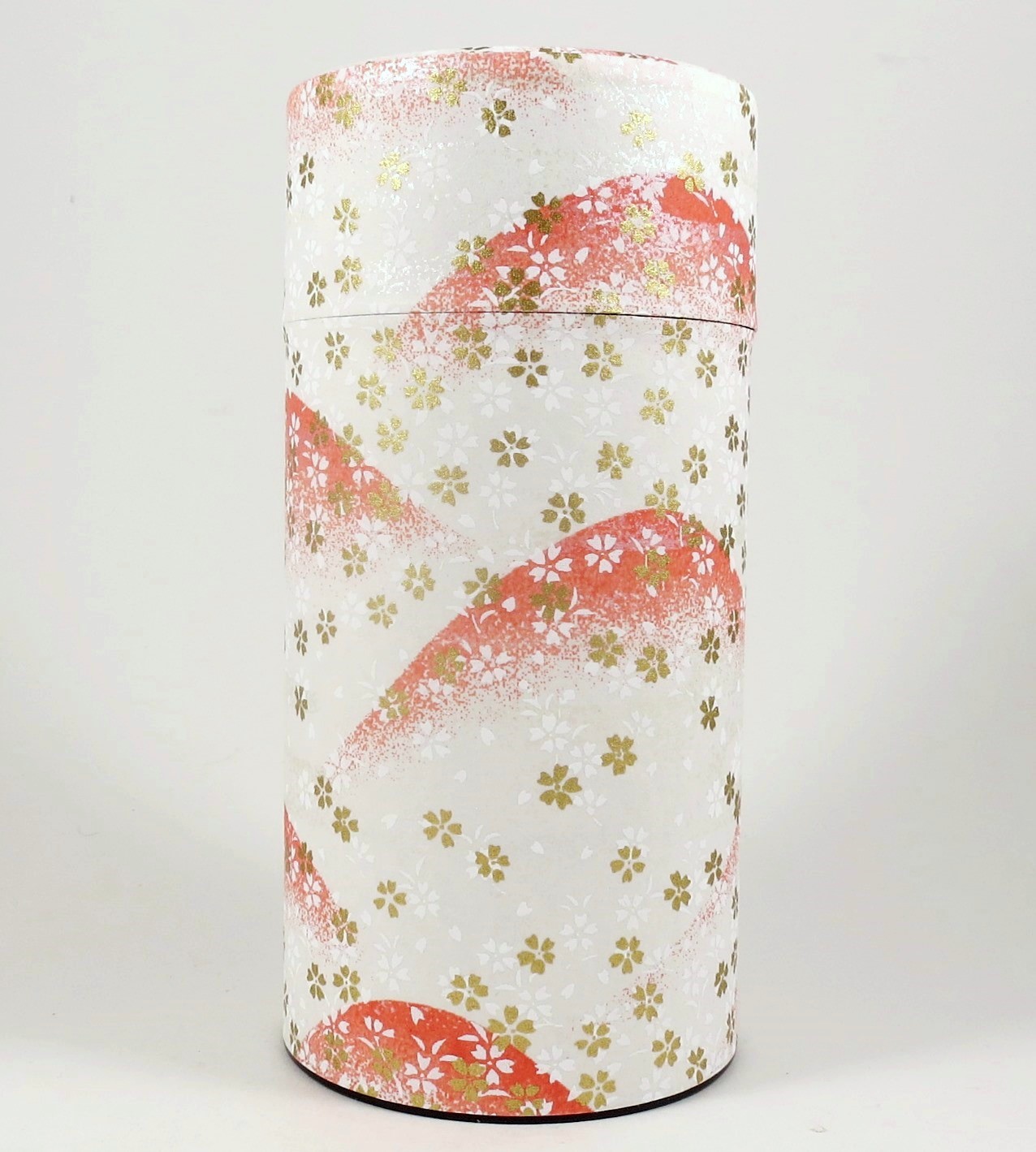 Weißblechdose mit Japanpapier und Innendeckel