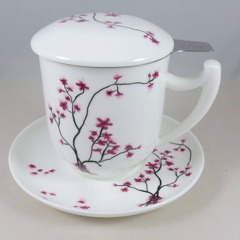 Deckeltasse Cherry Blossom